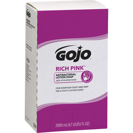 Gojo® Rich Pink Antibacterial Lotion Soap Refill