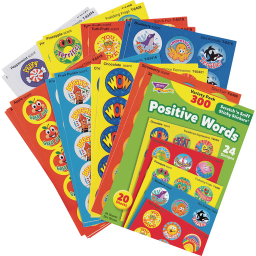 Trend Positive Words Stinky Stickers Variety Pack