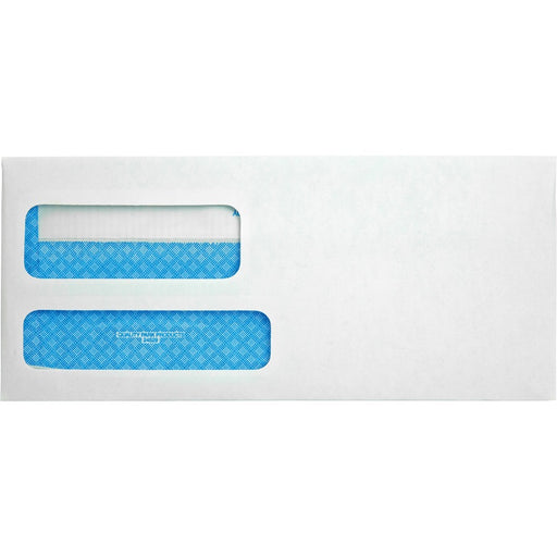 Quality Park No. 9 Double Window Security Tint Envelopes with Redi-Seal® Self-Seal