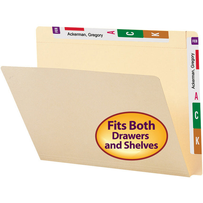 Smead Letter Recycled End Tab File Folder