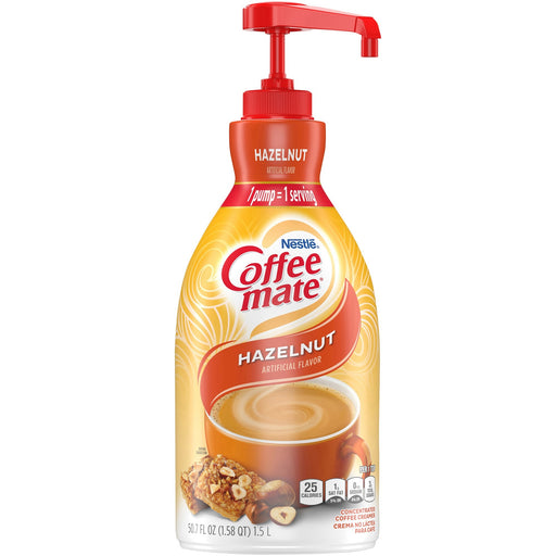 Coffee mate Hazelnut Gluten-Free Liquid Creamer - Pump Bottle