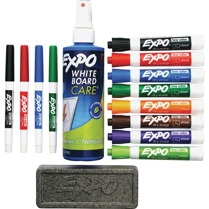 Expo Low-Odor Dry-erase Marker Kit