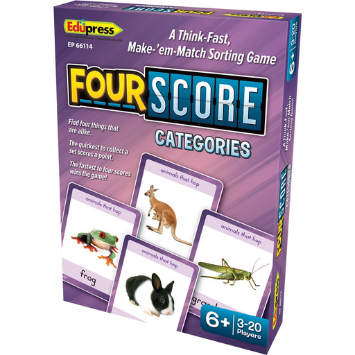 Teacher Created Resources Four Score Category Card Game
