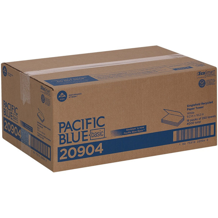 Pacific Blue Basic S-Fold Recycled Paper Towels