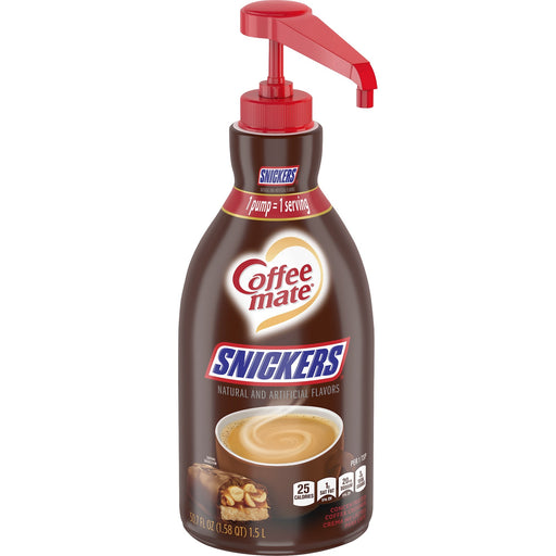 Coffee mate Snickers Flavored Liquid Creamer Pump