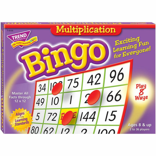 Trend Multiplication Bingo Learning Game