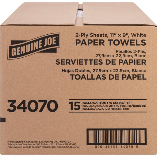 Genuine Joe 2-ply Paper Towel Rolls