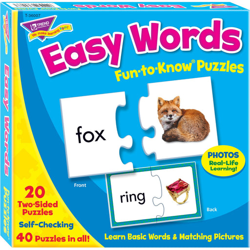 Trend Easy Words Fun to Know Puzzles