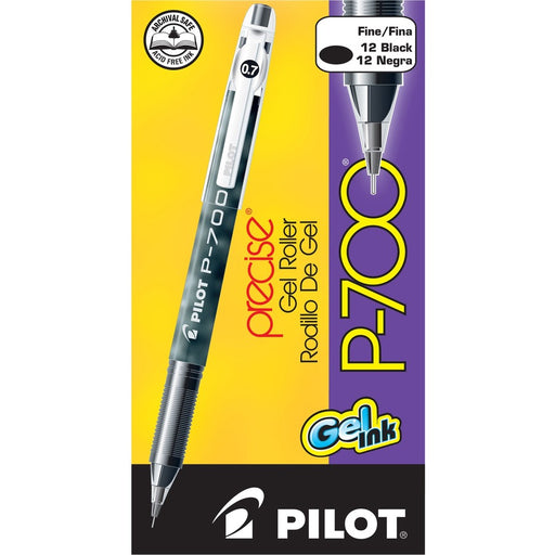 Pilot Precise P-700 Precision Point Fine Capped Gel Rolling Ball Pens