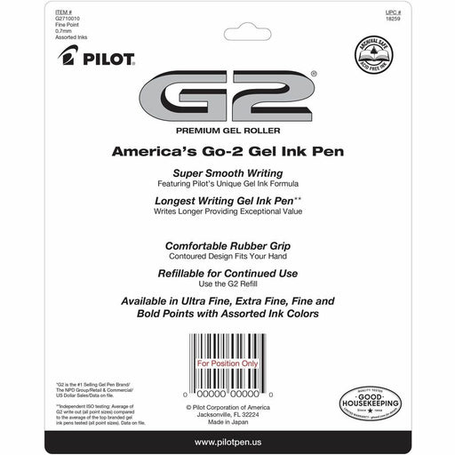 G2 Retractable Gel Ink Rolling Ball Pen