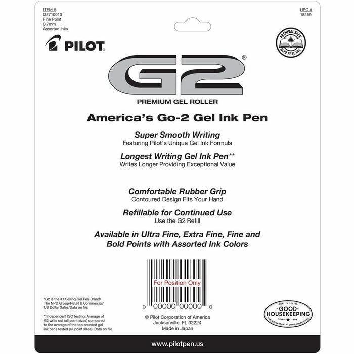 G2 Retractable Gel Ink Rolling Ball Pen