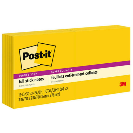 Post-it® Super Sticky Full Adhesive Notes