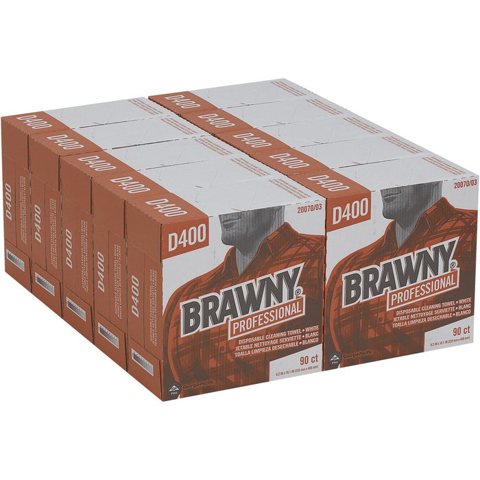 Brawny® Professional D400 Disposable Cleaning Towels