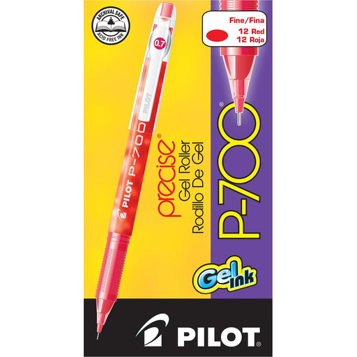 Pilot Precise P-700 Precision Point Fine Capped Gel Rolling Ball Pens