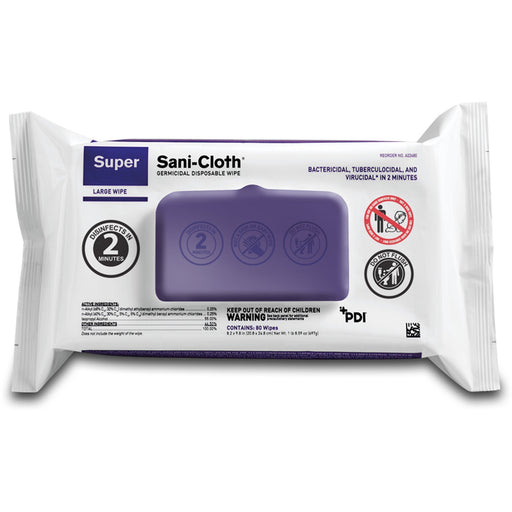 PDI HC Super Sani-Cloth Germicidal Disposable Wipe