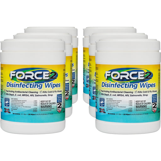 2XL FORCE2 Disinfecting Wipes