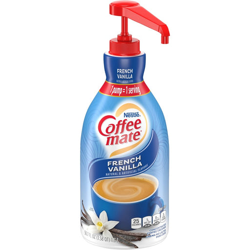 Coffee mate French Vanilla Gluten-Free Liquid Creamer - Pump Bottle