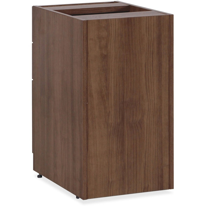 Lorell Essentials Walnut Box/Box/File Fixed Pedestal