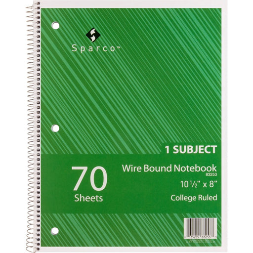 Sparco Wirebound Notebooks