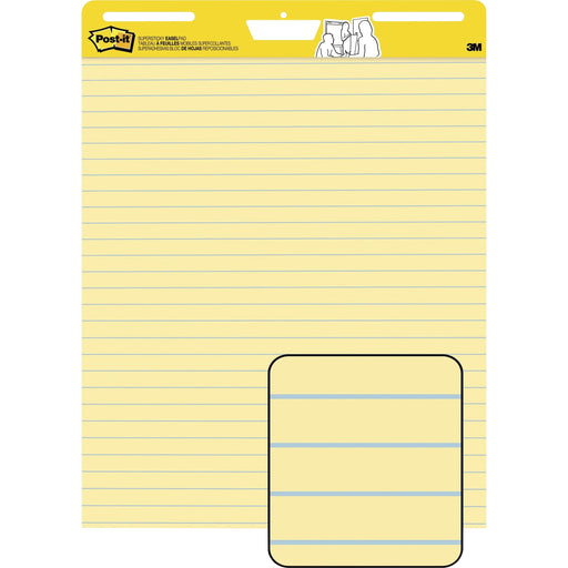 Post-it® Self-Stick Easel Pads with Faint Rule