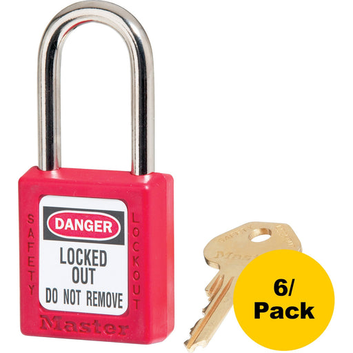 Master Lock Danger Red Safety Padlock