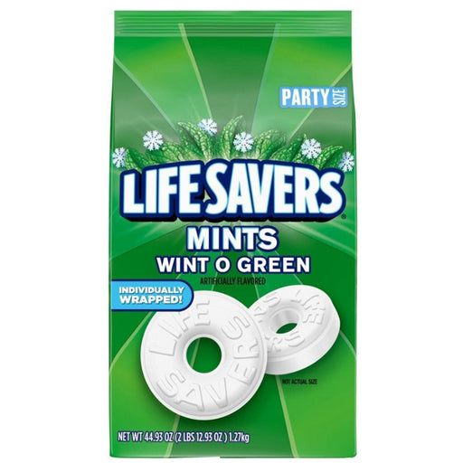 Office Snax Life Savers Wint O Green Mints Candy