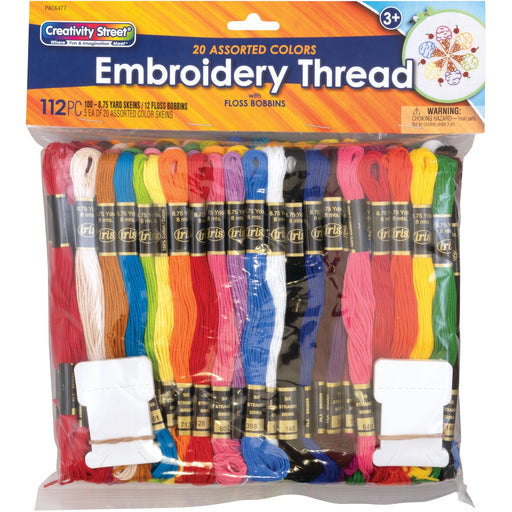 Creativity Street Embroidery Thread Pack