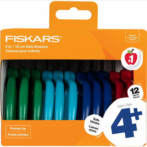 Fiskars 5" Pointed-tip Kids Scissors