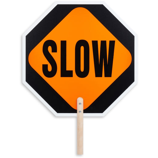 Tatco STOP / SLOW 2-sided Handheld Sign
