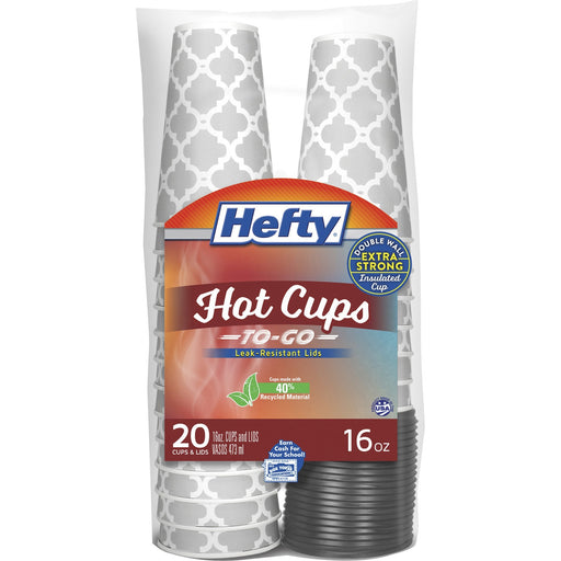 Hefty Hot Cups & Lids To-Go