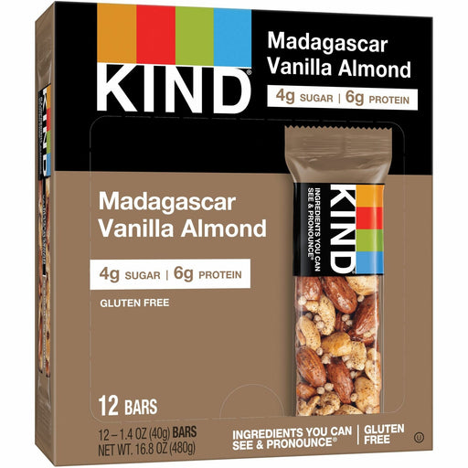 KIND Madagascar Vanilla Almond Nut Bars