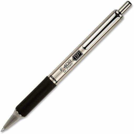 Zebra Pen STEEL 4 Series F-402 Retractable Ballpoint Pen