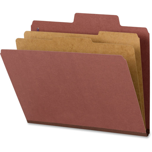 Smead SuperTab 2/5 Tab Cut Letter Recycled Classification Folder