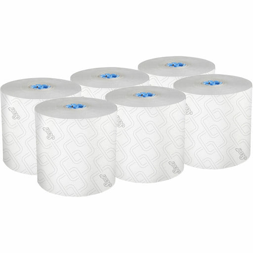 Scott Pro High-Capacity Hard Roll Towels qwith Elevated Design and Absorbency Pockets