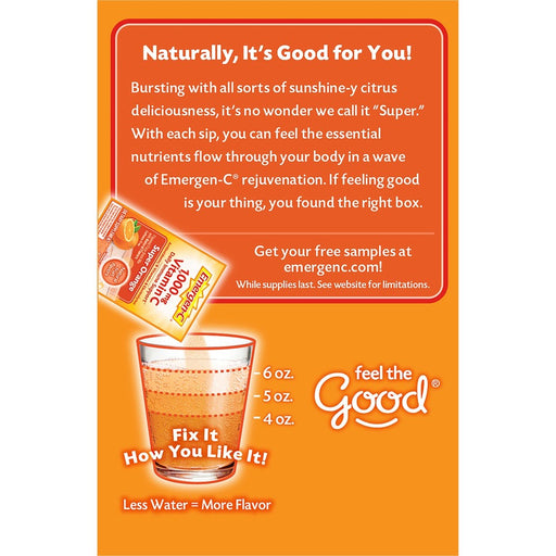 Emergen-C Super Orange Vitamin C Drink Mix