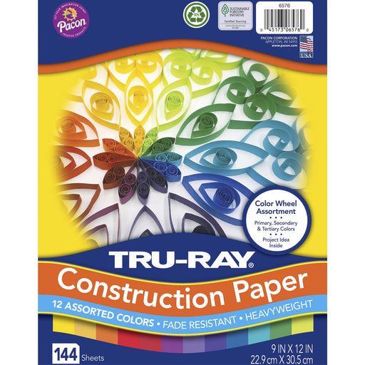 Tru-Ray Color Wheel Construction Paper