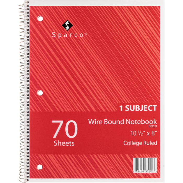 Sparco Wirebound Notebook