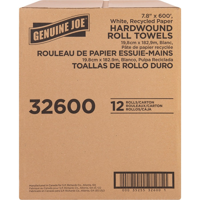 Genuine Joe Hardwound Roll Paper Towels