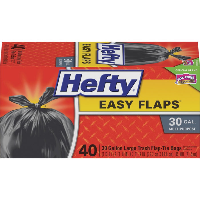 Hefty Easy Flaps 30-gallon Large Trash Bags