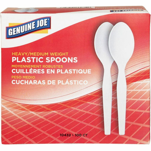 Genuine Joe Heavyweight Disposable Spoons