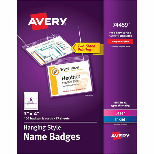 Avery® Hanging-Style Name Badges