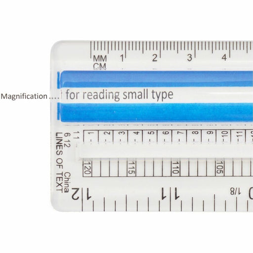 Westcott Magnifying Computer Printout Rulers