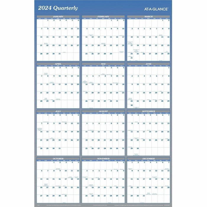 At-A-Glance Reversible Wall Calendar