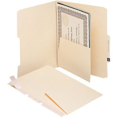 Smead Self-Adhesive Folder Dividers with Pockets