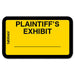 Tabbies Plaintiff's Exhibit Legal File Labels