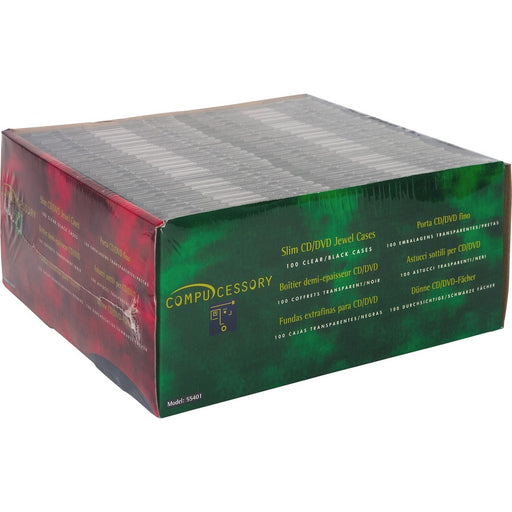 Compucessory Slim CD/DVD Jewel Cases