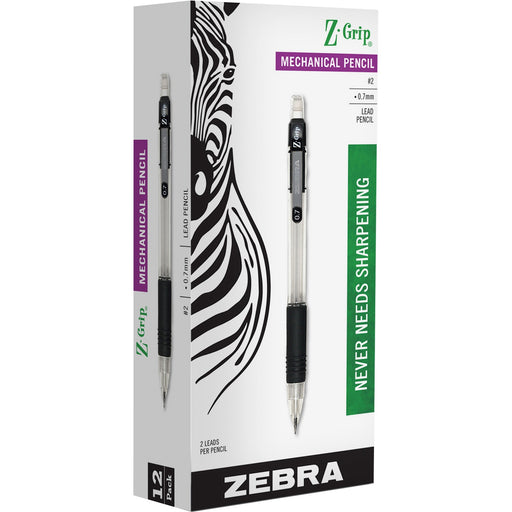 Zebra Z-grip Clear Barrel Mechanical Pencil