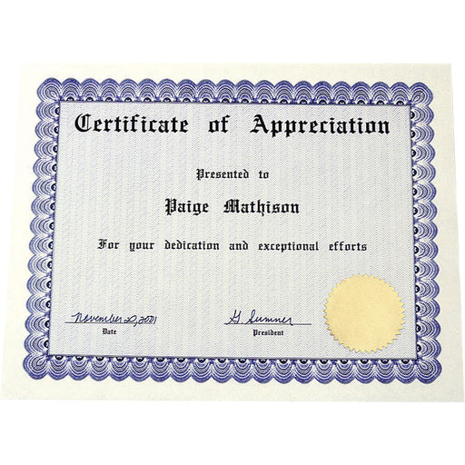 MACO Laser Gold Foil Notarial & Certificate Labels
