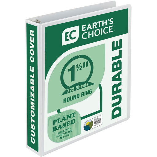 Samsill Earth's Choice Plant-based Durable View Binder