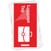 Fellowes Luggage Tag Glossy Laminating Pouches